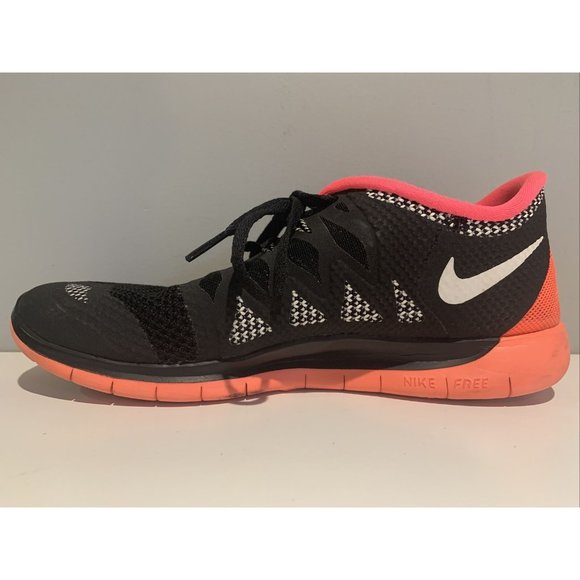 Youth Nike Free 5.0 Running Shoes‎ Black Pink Size 6Y 64446-005 - Picture 2 of 12